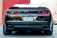 Rear end of a Chevrolet Camaro with Afterburner 2.0 Tail Light halos installed.