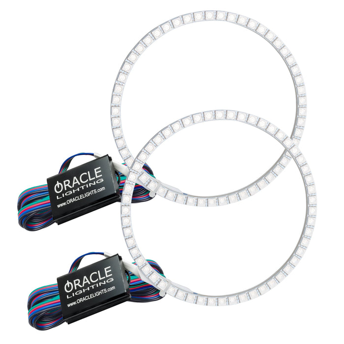 2005-2013 Chevrolet Corvette C6 LED Fog Light Halo Kit - ColorSHIFT