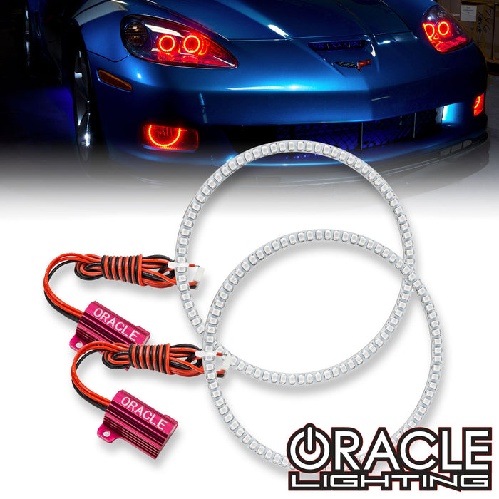 2005-2013 Chevrolet Corvette C6 LED Fog Light Halo Kit