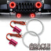 2007-2017 Jeep Wrangler JK LED Fog Light Halo Kit
