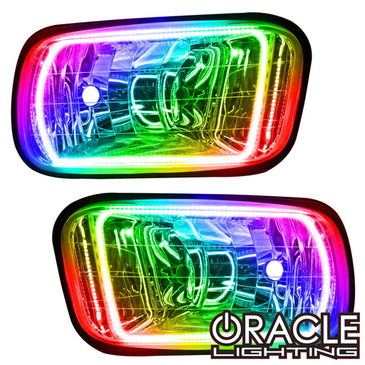 2009-2015 RAM 1500 ColorSHIFT Surface Mount Fog Light Halo Kit