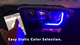 2016-2023 Toyota Tacoma Dynamic ColorSHIFT RGB+A Headlight DRL Kit