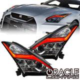 2015-2024 Nissan GT-R ColorSHIFT "Lightning Bolt" RGB+W Headlight DRL Upgrade Kit