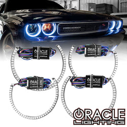 2008-2014 Dodge Challenger Surface Mount Headlight Halo Kit
