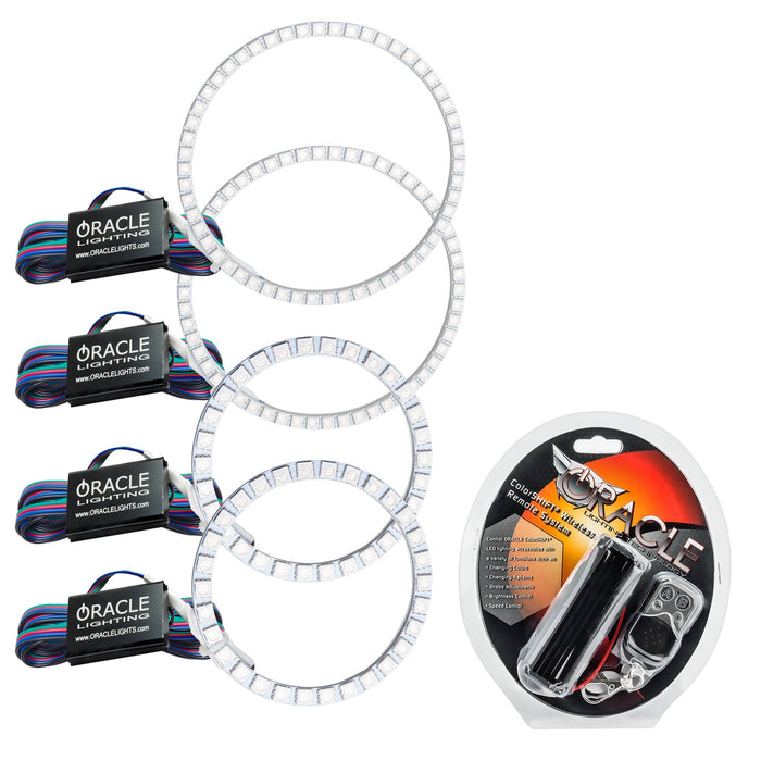 2008-2013 BMW M3 Coupe LED Headlight Halo Kit - Projector with RF Controller.