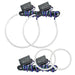 2011-2015 Mini Cooper Countryman LED Headlight Halo Kit - ColorSHIFT Halos