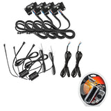 Jeep Gladiator JT ColorSHIFT RGB+W Headlight DRL Upgrade Kit with RF Controller.