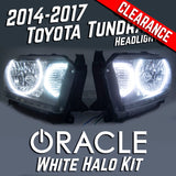 2014-17 Toyota Tundra Headlights - ORACLE LED White LED SMD Halo Kit
