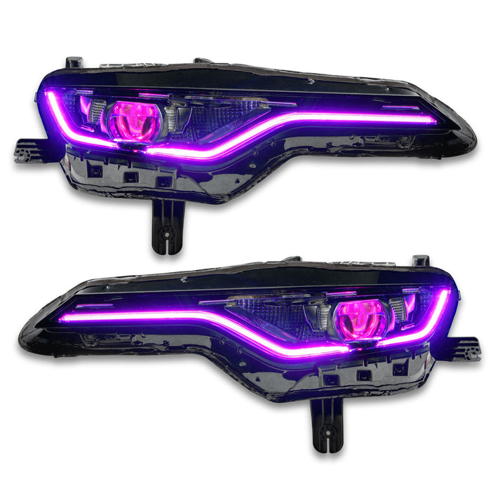 thumbnail image 2 of LED Headlight Passenger Side For 2019-2024 Chevy Camaro – W/ DRL Projector, Chrome 2 of 4