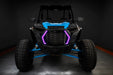 Polaris RZR with purple DRLs