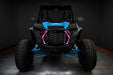 Polaris RZR with multicolored DRLs