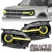 2021-2024 Ford Bronco Sport ColorSHIFT RGB+W Headlight DRL + Halo Upgrade