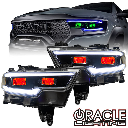 2019-2024 Ram 1500 ColorSHIFT Headlight Demon Eye Kit