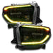 Toyota Tundra headlights with yellow DRLs