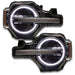 Bronco headlights with white halos