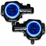 Bronco headlights with blue halos