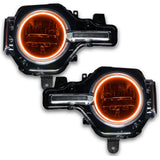 Bronco headlights with amber halos