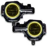 Bronco headlights with yellow halos