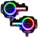 Bronco headlights with colorshift halos and DRL
