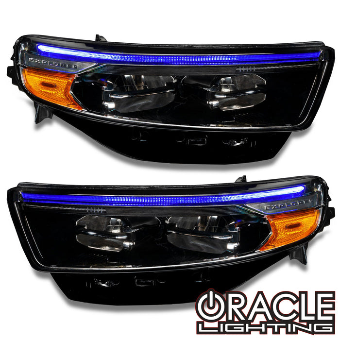 2020-2024 Ford Explorer ColorSHIFT RGB Headlight DRL Upgrade Kit.