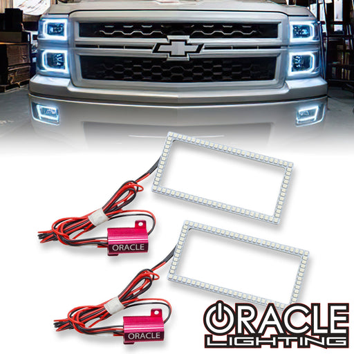 2014-2016 Chevrolet Silverado LED Fog Light Halo Kit