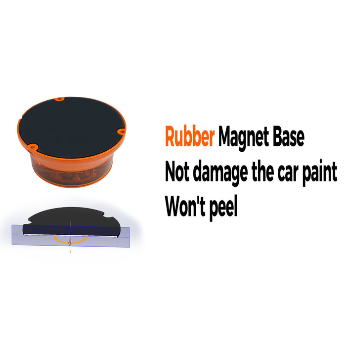 ORACLE Lighting Low Profile Beacon - Screw or Magnet Mount