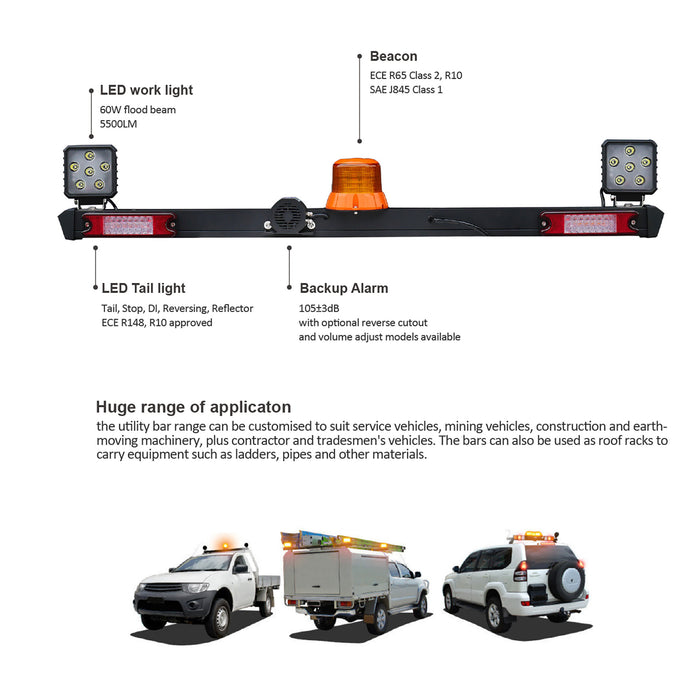 ORACLE Lighting 1200mm Roof Rack Bar Multi-Functional - ORA-S5