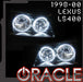 1998-2000 Lexus LS400 LED Headlight Halo Kit