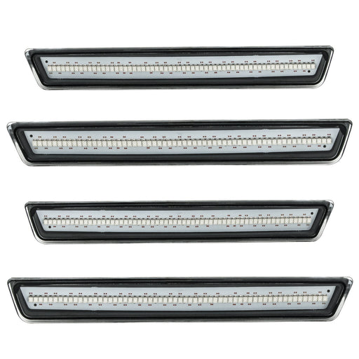 2015-2023 Dodge Challenger Concept Sidemarker Set with clear lenses.