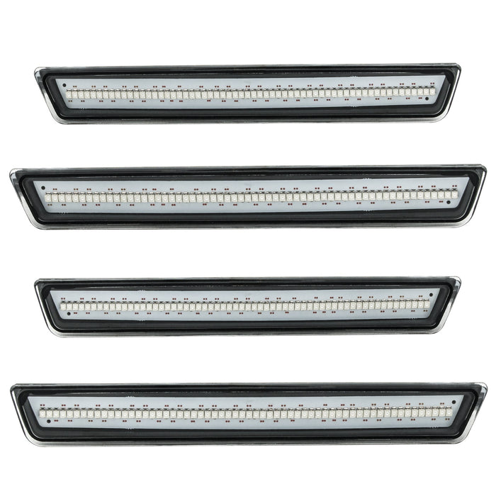 2015-2023 Dodge Challenger Concept Sidemarker Set with clear lenses.