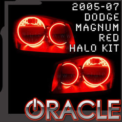 2005-2007 Dodge Magnum RED ORACLE Halo Kit