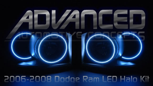 2006-2008 Dodge Ram LED Headlight Halo Kit