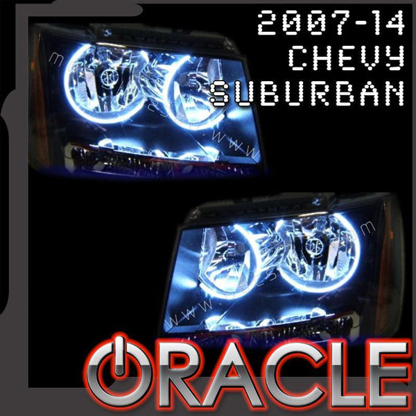 2007-2014 Chevy Suburban LED Headlight Halo Kit