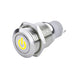 Power symbol switch with yellow LED