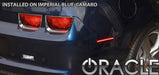 Close-up of Concept SMD Sidemarkers installed on a Chevrolet Camaro.