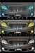 Grid view of Mercedes S-Class showing different colored halos.