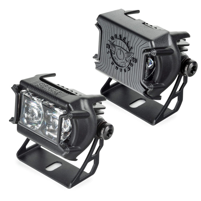 ORACLE Lighting 2016-2023 Toyota Tacoma (3rd Gen) A-Pillar Hood Mount Brackets w/ VEGA™ Series 2 Spotlights