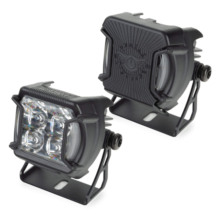 ORACLE Lighting 2016-2023 Toyota Tacoma (3rd Gen) A-Pillar Hood Mount Brackets w/ VEGA™ Series 4 Spotlights