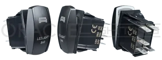 LED Light Bar Deluxe Rocker Switch
