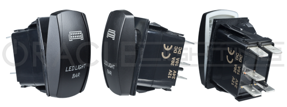 LED Light Bar Deluxe Rocker Switch
