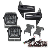 ORACLE Jeep JK Lower Windshield Light Mount Brackets + Lights Combo