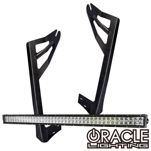 Jeep JK Upper Windshield Brackets + Light Combo