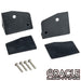 Jeep JK Lower Windshield OVERSIZED Light Mount Brackets (Pair)