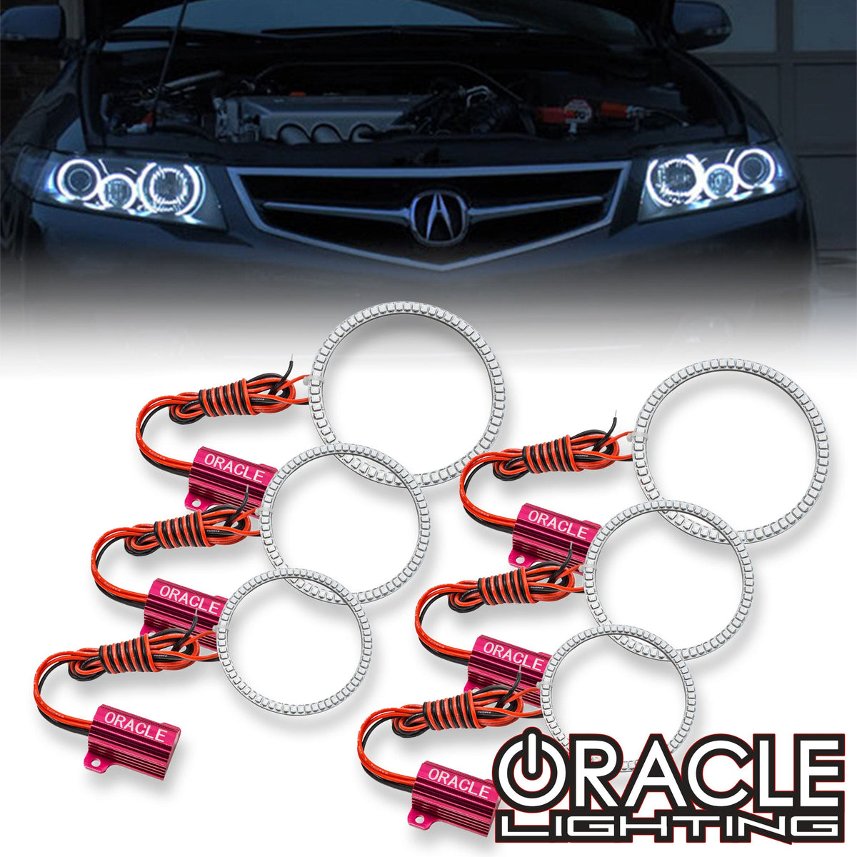 2004-2007 Acura TSX LED Headlight Halo Kit | ORACLE Lighting