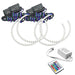 2002-2004 Acura RSX/Type S LED Headlight Halo Kit with Simple Controller.