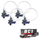 2006-2012 Mercedes ML Class LED Headlight Halo Kit with BC1 Controller.