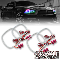 2011-2014 Dodge Charger LED Headlight Halo Kit