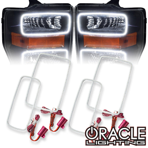 2008-2010 Ford F-250/F-350 Super Duty LED Headlight Halo Kit