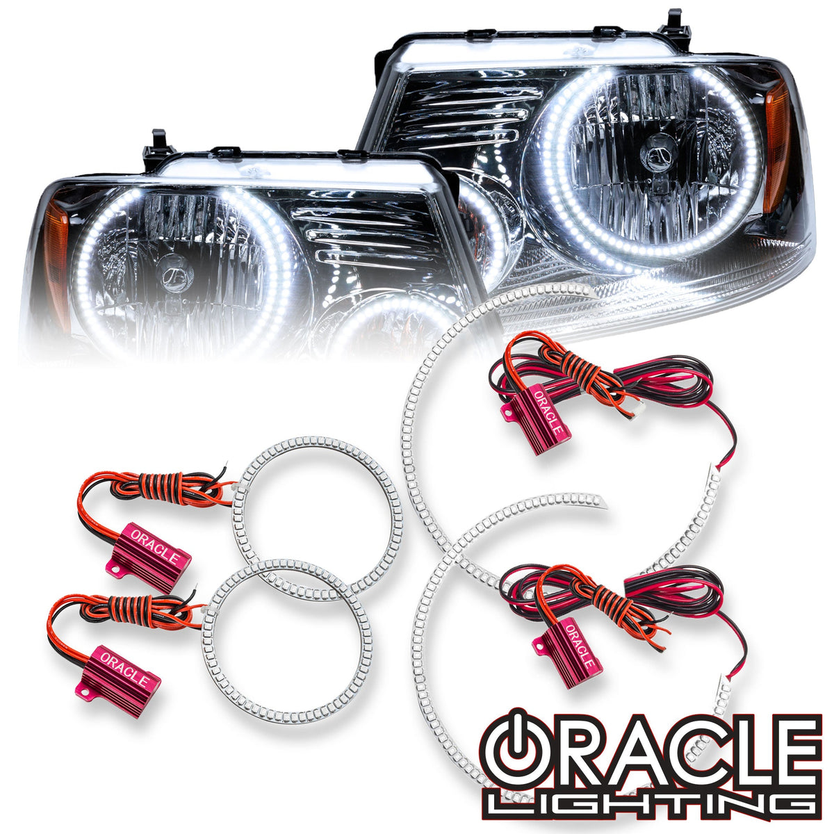 2004-2008 Ford F-150 LED Headlight Halo Kit | ORACLE Lighting — Oracle  Lighting Wholesale, image size:1200x1200