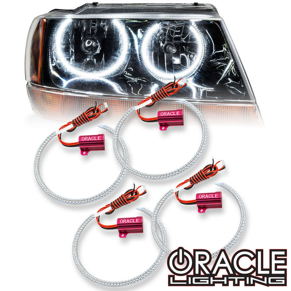 1999-2004 Jeep Grand Cherokee LED Headlight Halo Kit